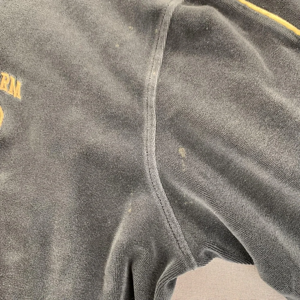 Phat Farm Track Jacket‎ Mens XL Gray Velour Full Zip Logo Hip Hop Athletic Y2K